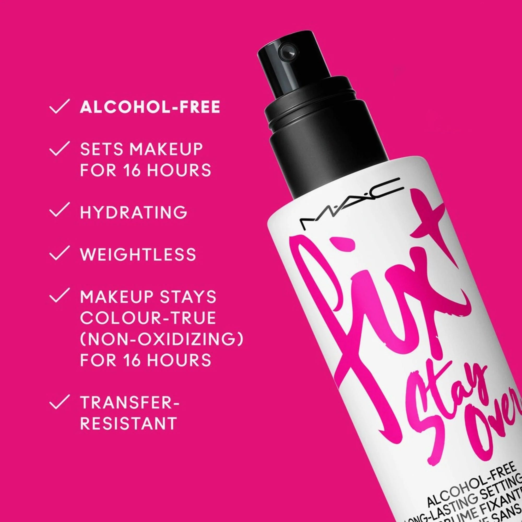 FIX+ STAY OVER ALCOHOL-FREE 24HR SETTING SPRAY - 30 ml