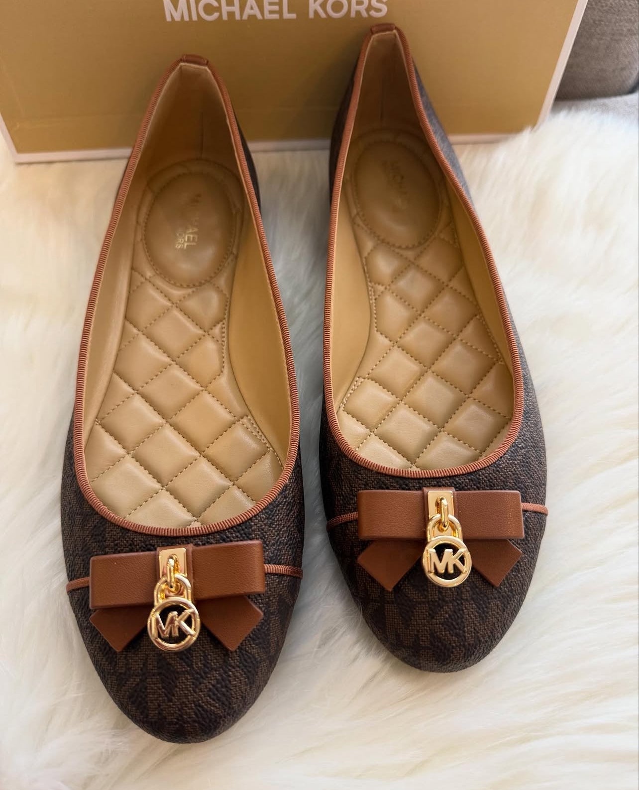 Michael Kors - Honey Signature Logo Ballet Flat
