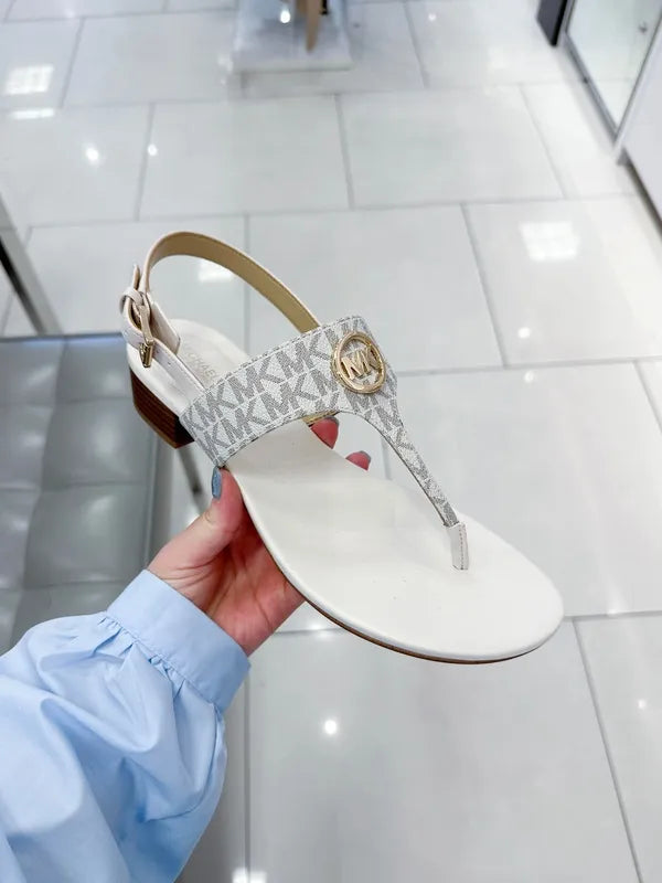 Hannah Signature Logo T-Strap Sandal