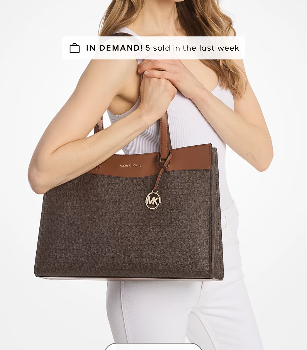 Michael Kors - Jet Set Large Signature Logo Tote Bag