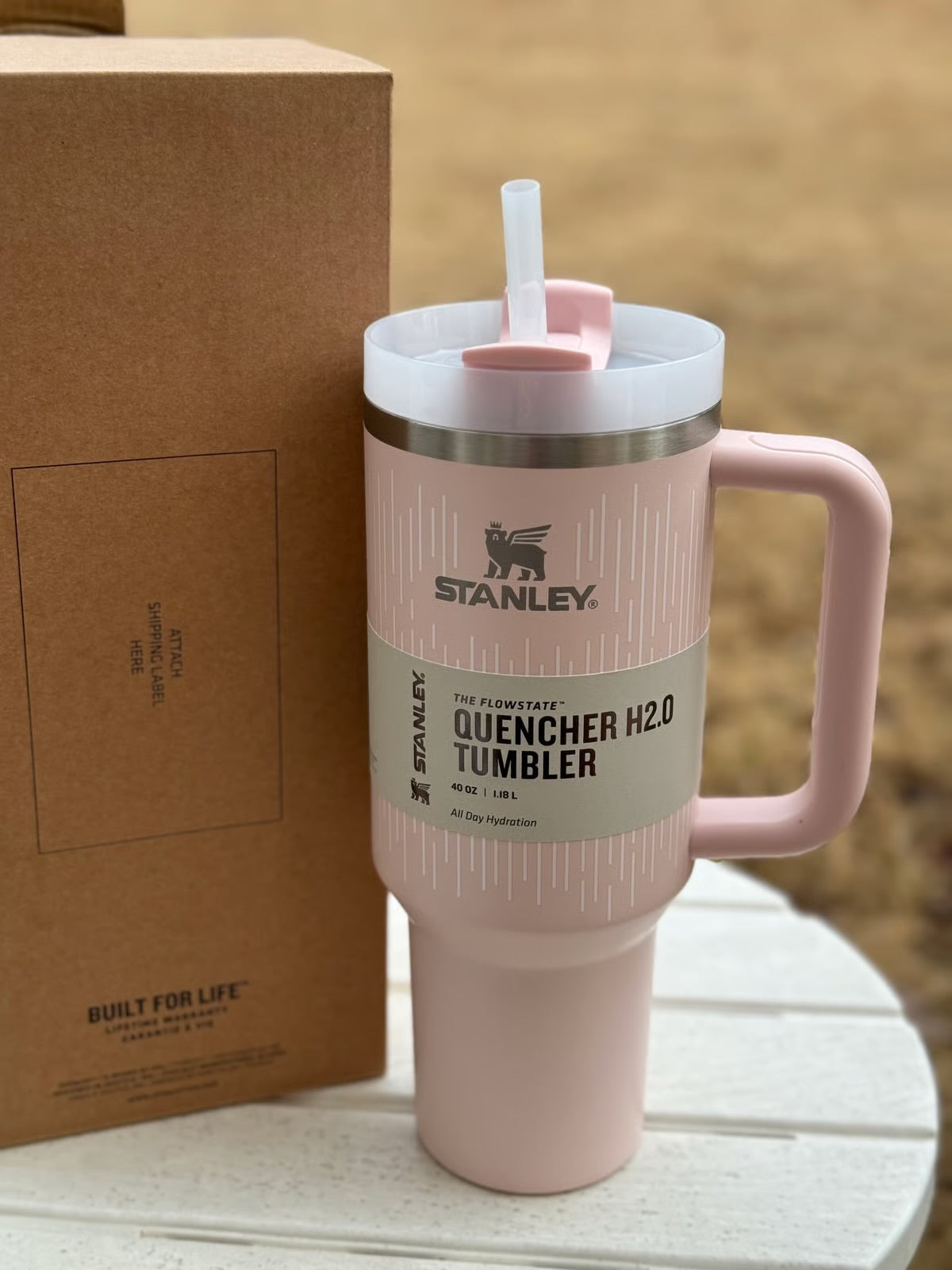 Stanley 30 oz Quencher H2.0 FlowState Tumbler - Soft Rain Bloom