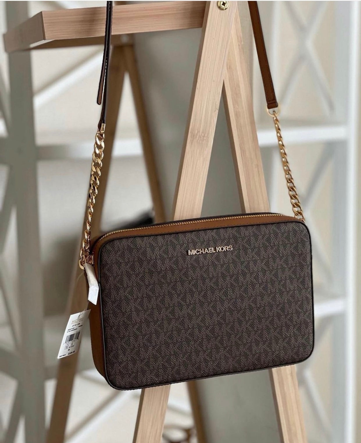 Michael Kors - Jet Set Large Signature Logo Crossbody Bag