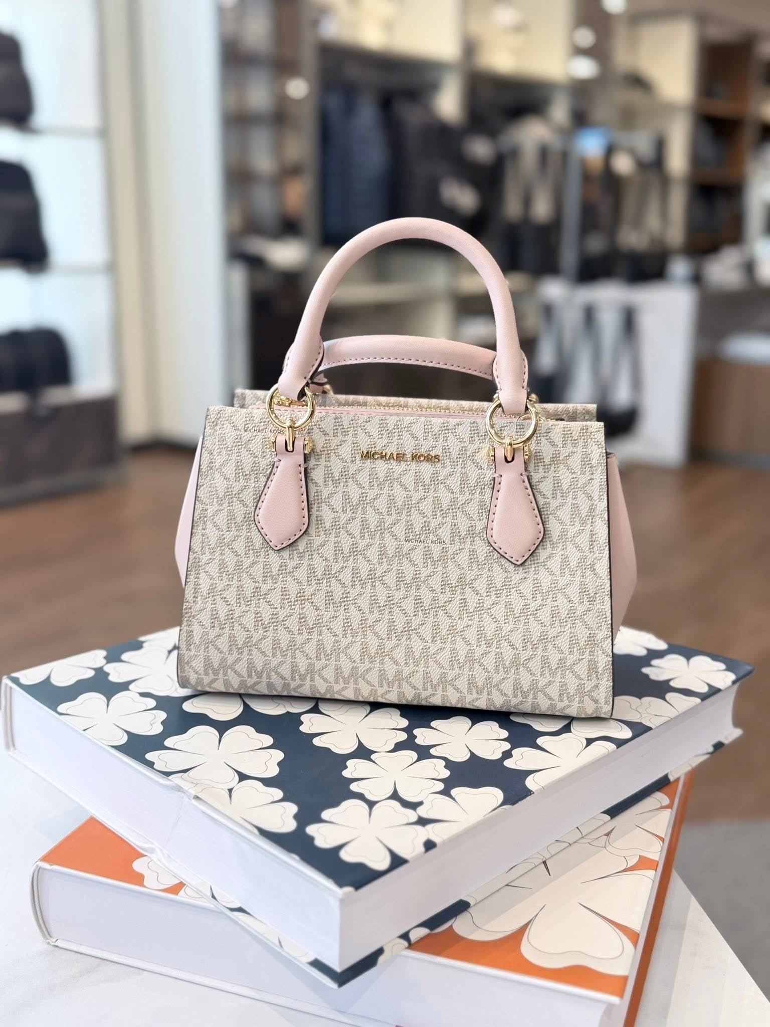 Michael Kors - Marilyn Small Colorblock Saffiano Leather Messenger Satchel & Crossbody Bag