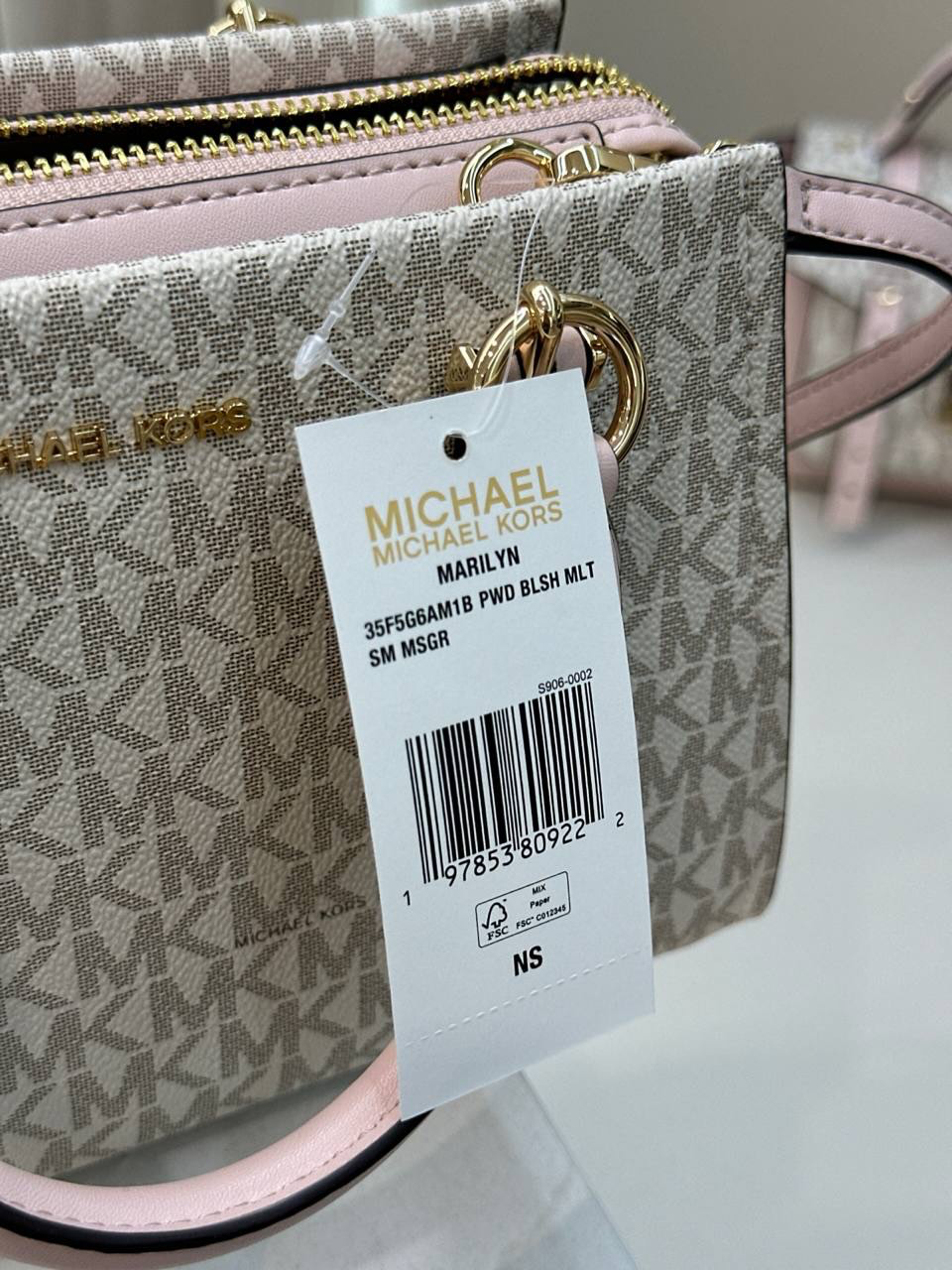 Michael Kors - Marilyn Small Colorblock Saffiano Leather Messenger Satchel & Crossbody Bag