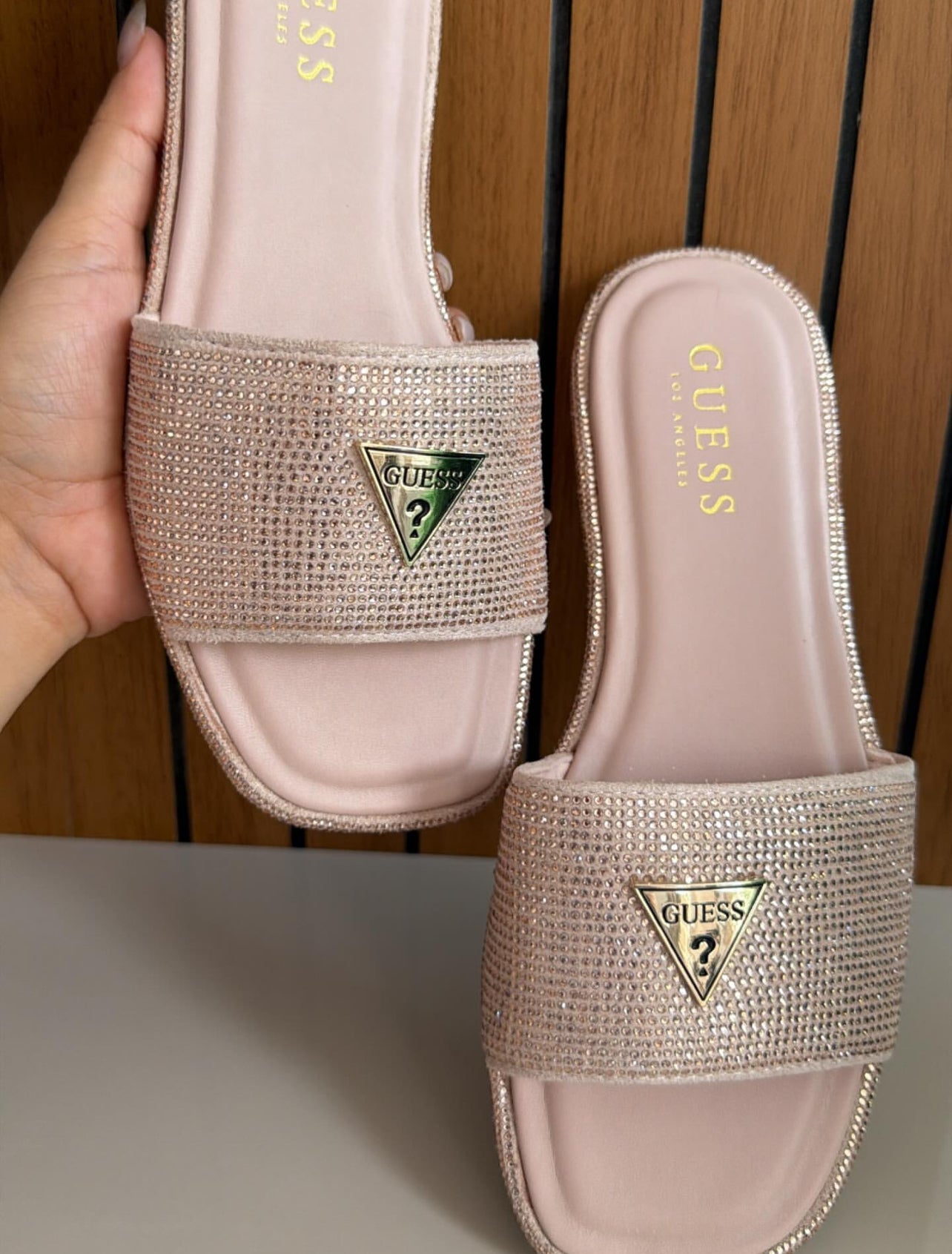GUESS - Tahleas Rhinestone Sandals