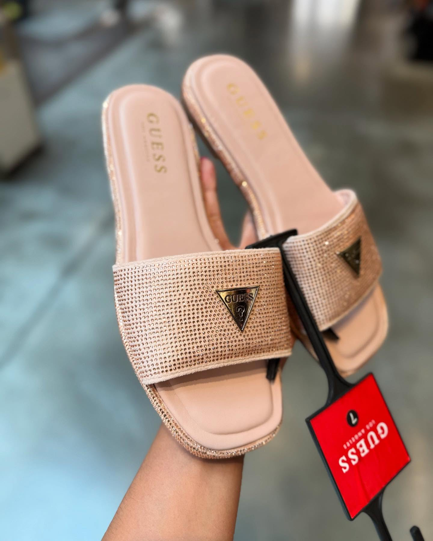 GUESS - Tahleas Rhinestone Sandals