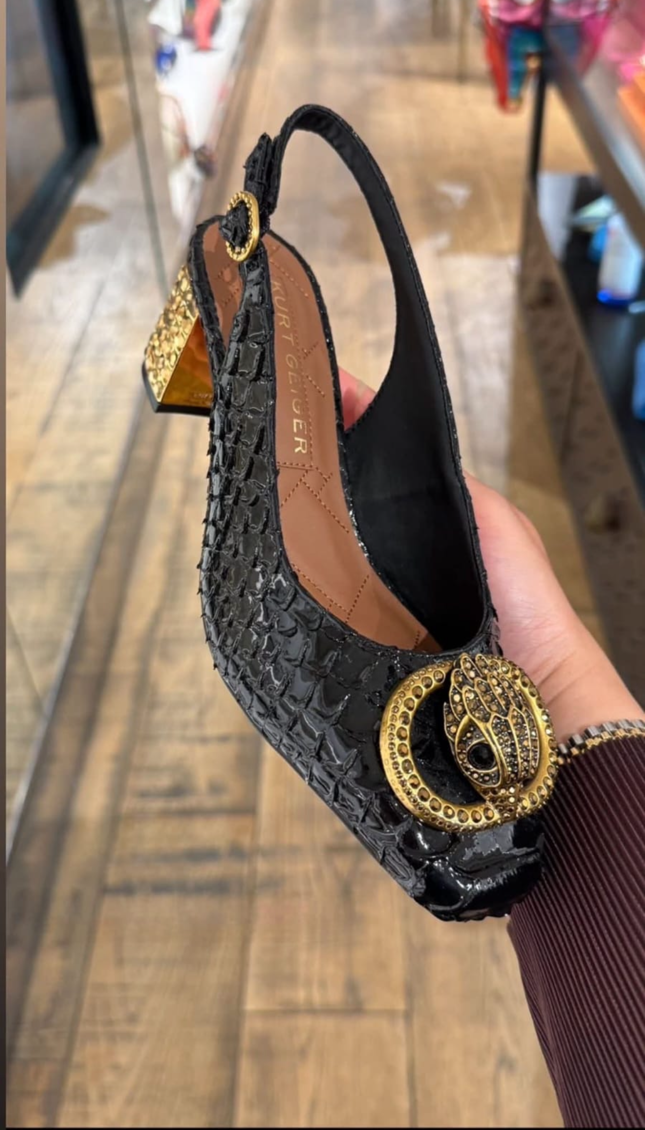 KURT GEIGER LONDON - CHELSEA SLING BACK HEEL