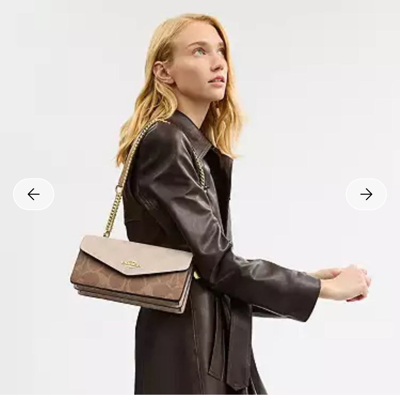 Coach - Klare Envelope Crossbody Bag In Blocked Signature Canvas
