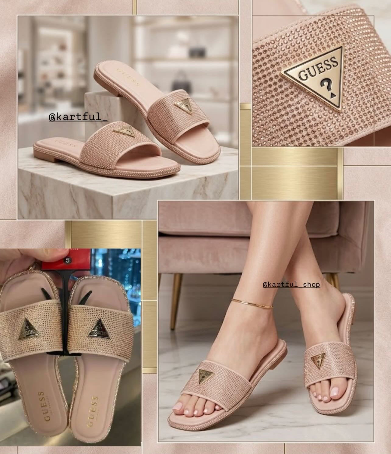 GUESS - Tahleas Rhinestone Sandals