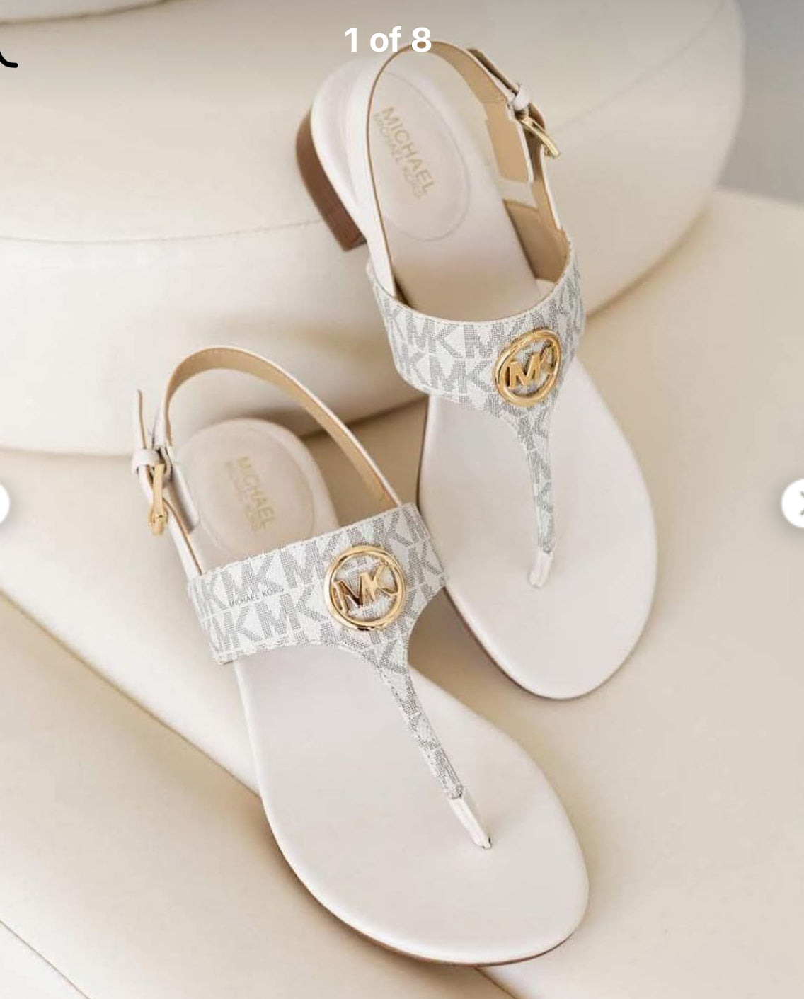 Hannah Signature Logo T-Strap Sandal