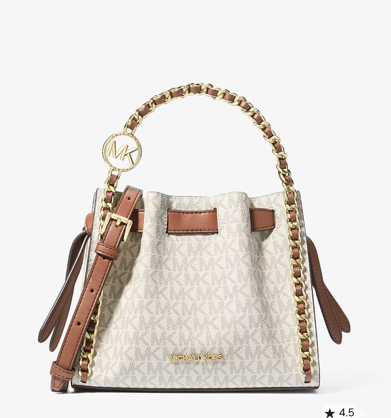 Michael Kors - Mina Signature Logo Chain Crossbody Bag