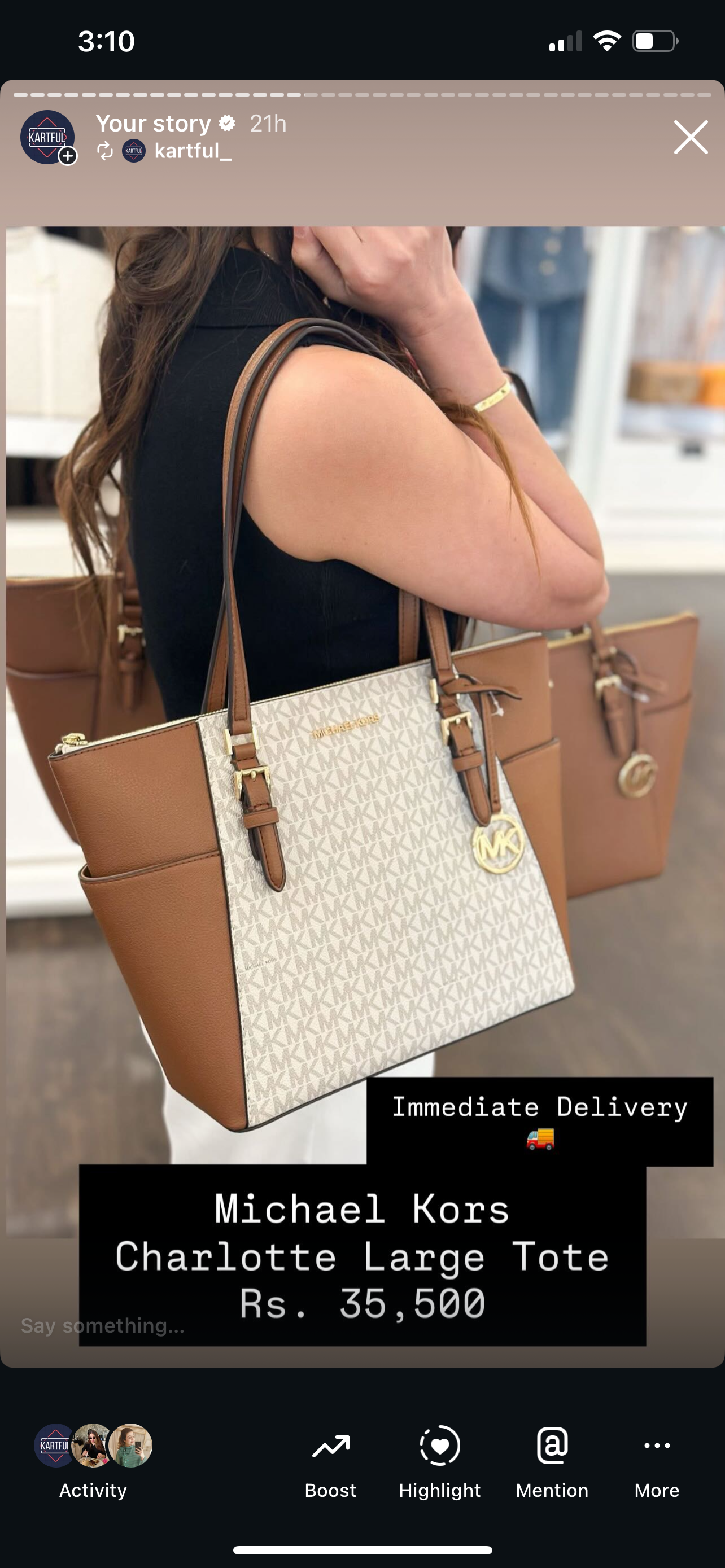 Michael Kors - Charlotte Large Tote Bag