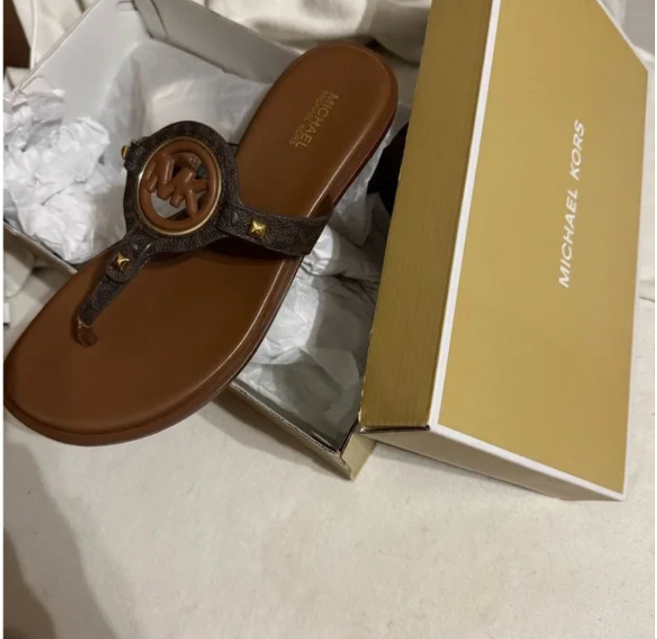 Michael Kors - Aubrey Signature Logo Sandal