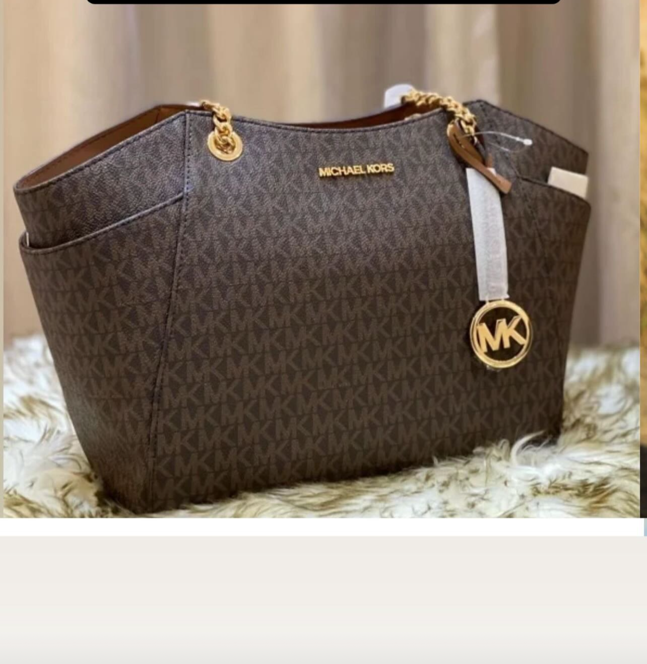 Michael Kors - Jet Set Large Signature Logo Shoulder Bag