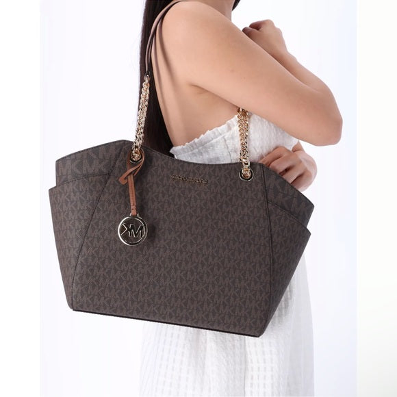 Michael Kors - Jet Set Large Signature Logo Shoulder Bag