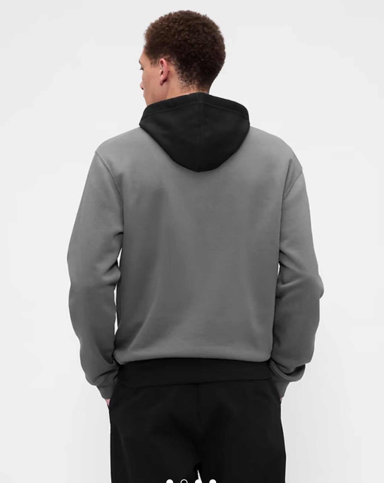 Relaxed Gap Logo Fleece Colorblock Hoodie
