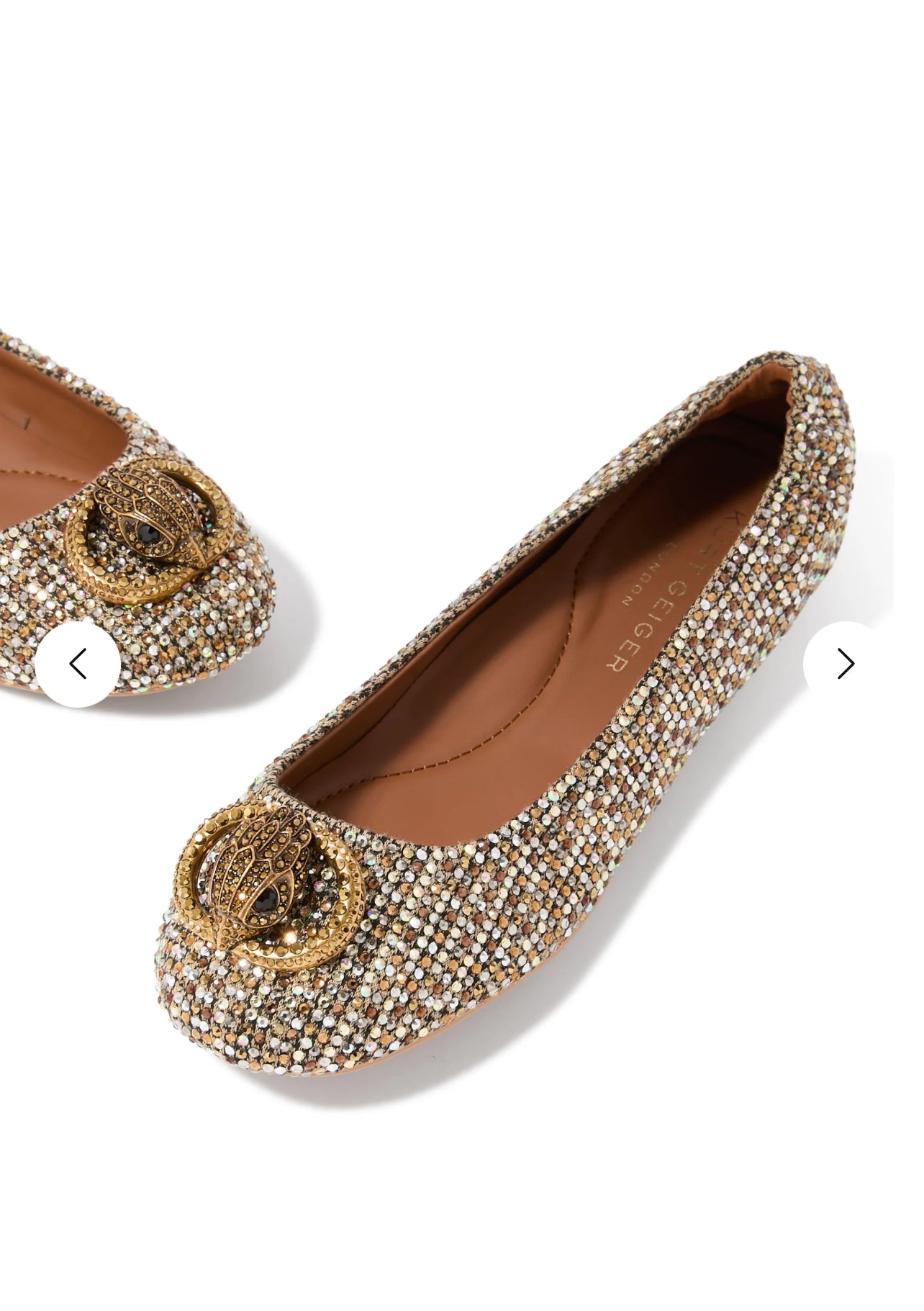 KURT GEIGER LONDON -  Chelsea Ballet Flats