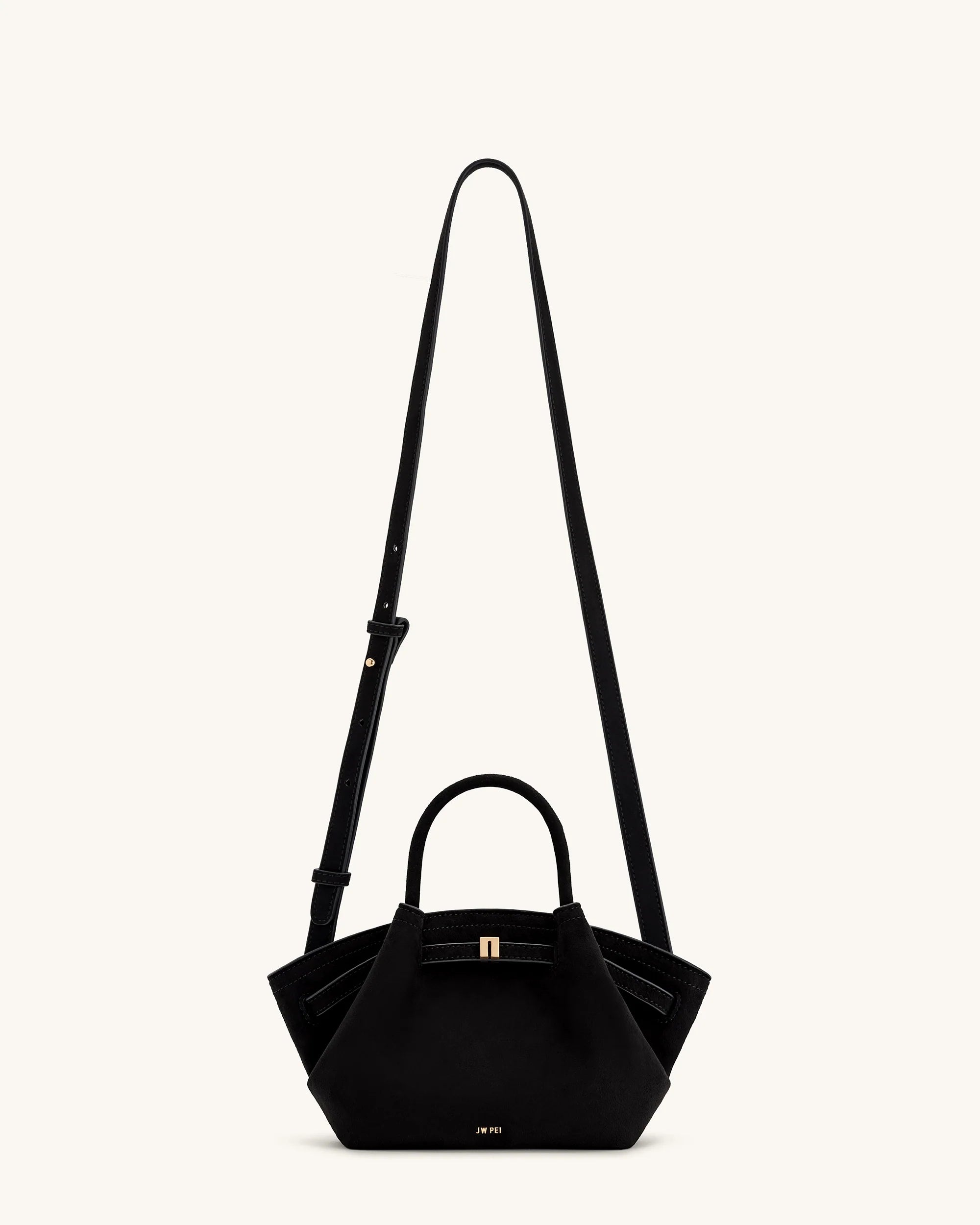 Hana Small Faux Suede Tote Bag