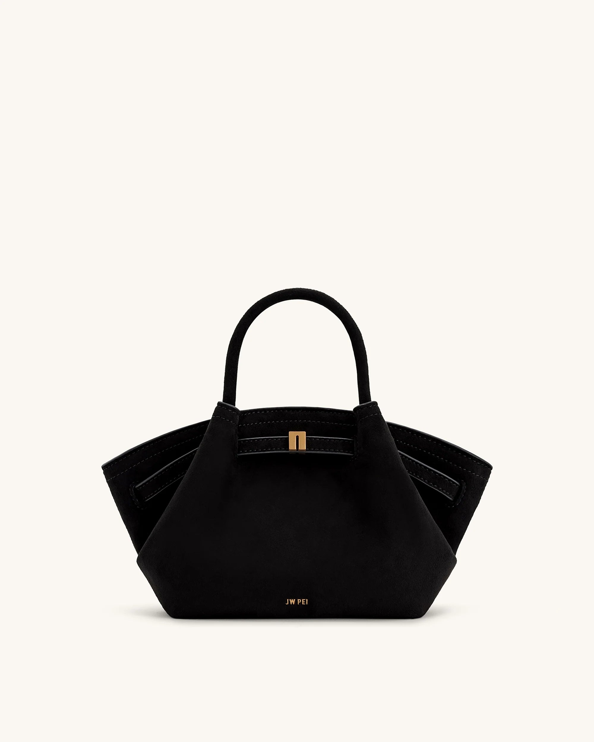 Hana Small Faux Suede Tote Bag
