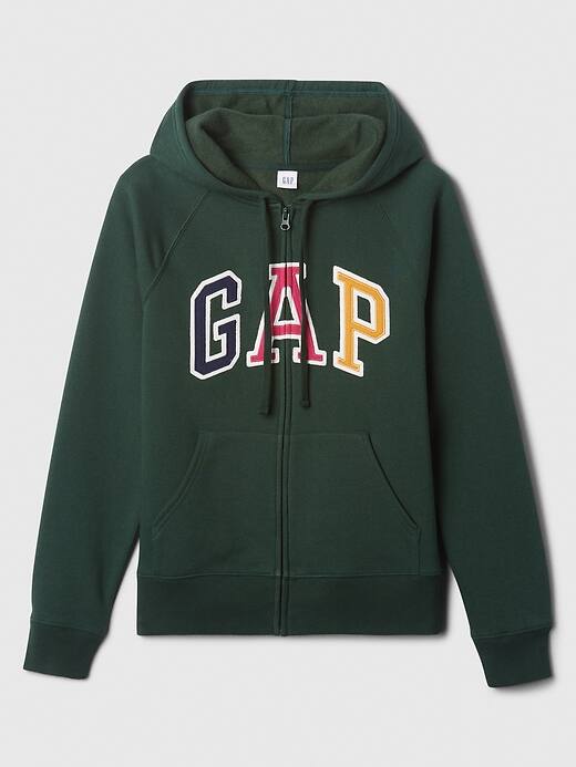 Relaxed Gap Logo Zip Hoodie