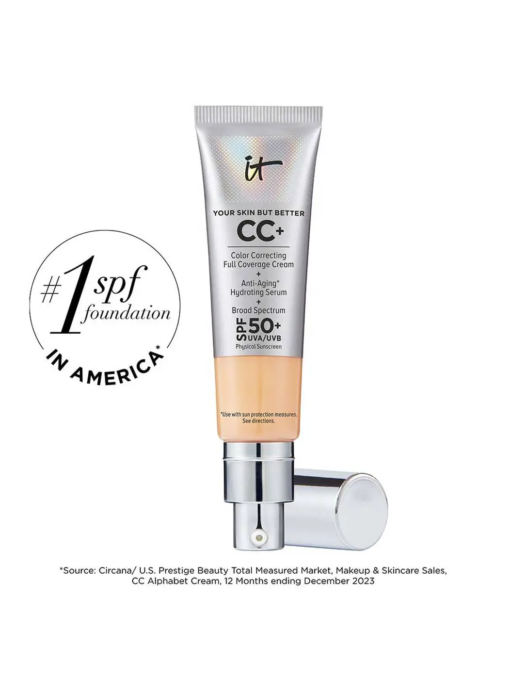 CC+ Cream Full-Coverage Foundation with SPF 50+ - IT’S THE #1 SPF FOUNDATION IN AMERICA*