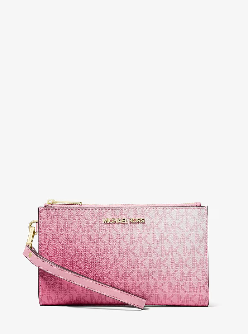 Michael Kors - Jet Set Large Ombré Signature Logo Wristlet