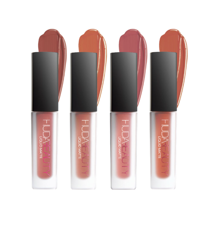 Huda Beauty - Pretty Grunge Liquid Matte Lip Quad - Set of 4