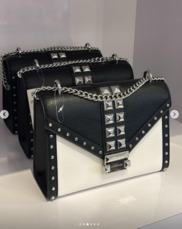 Whitney Medium Studded Shoulder Bag