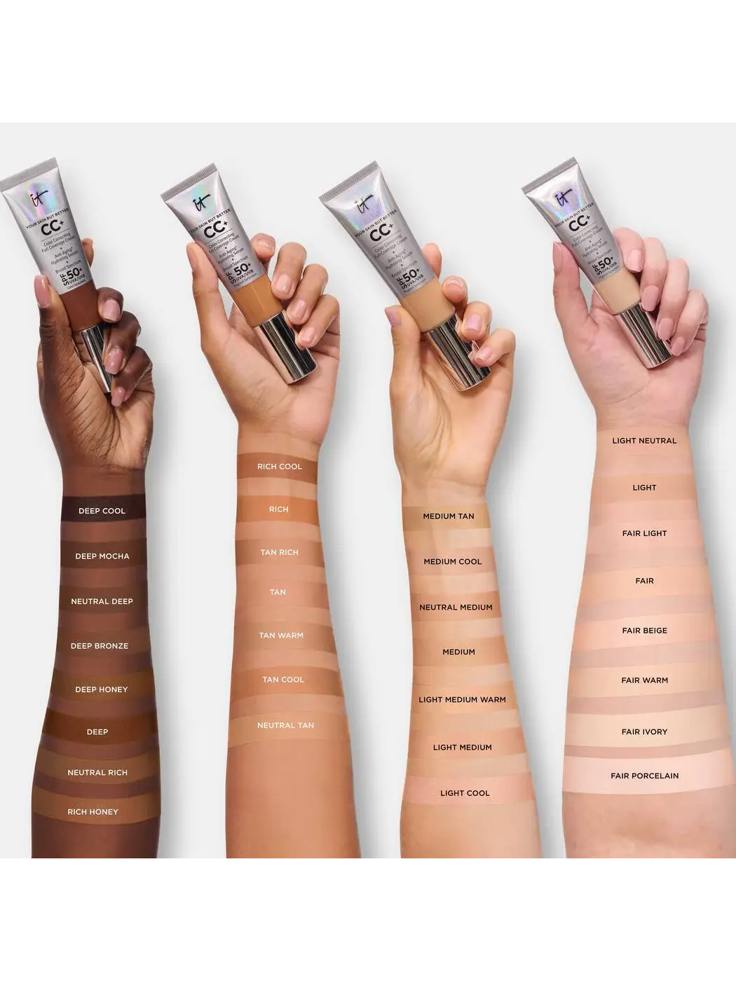 CC+ Cream Full-Coverage Foundation with SPF 50+ - IT’S THE #1 SPF FOUNDATION IN AMERICA*