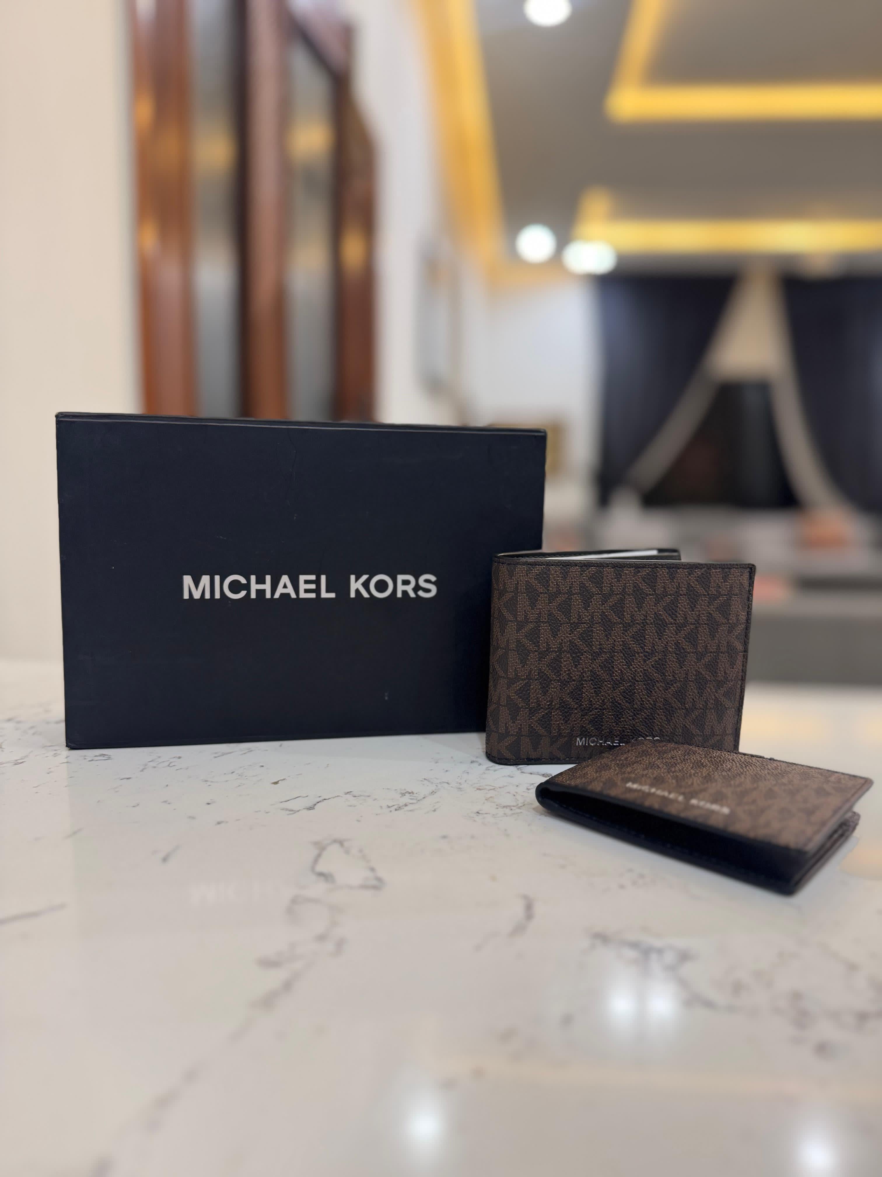 Cooper Logo Billfold Wallet and Passcase Set