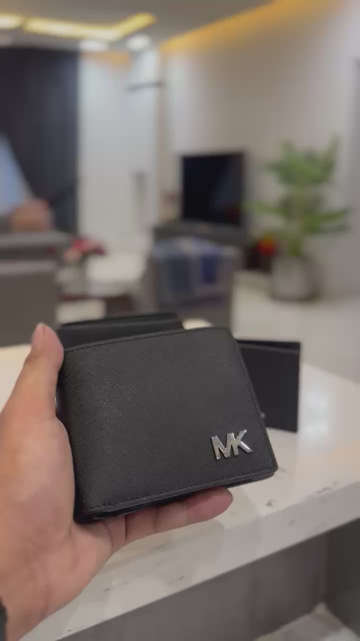 Cooper Saffiano Leather Billfold Wallet and Passcase Set