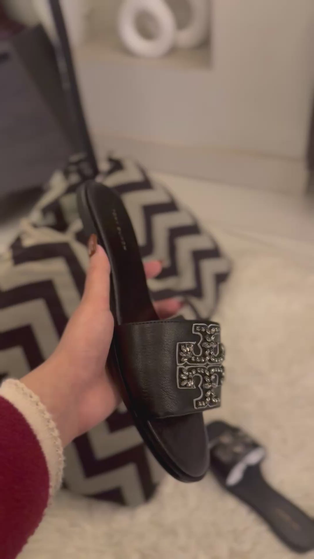 TORY BURCH - Everly Embellished Slides