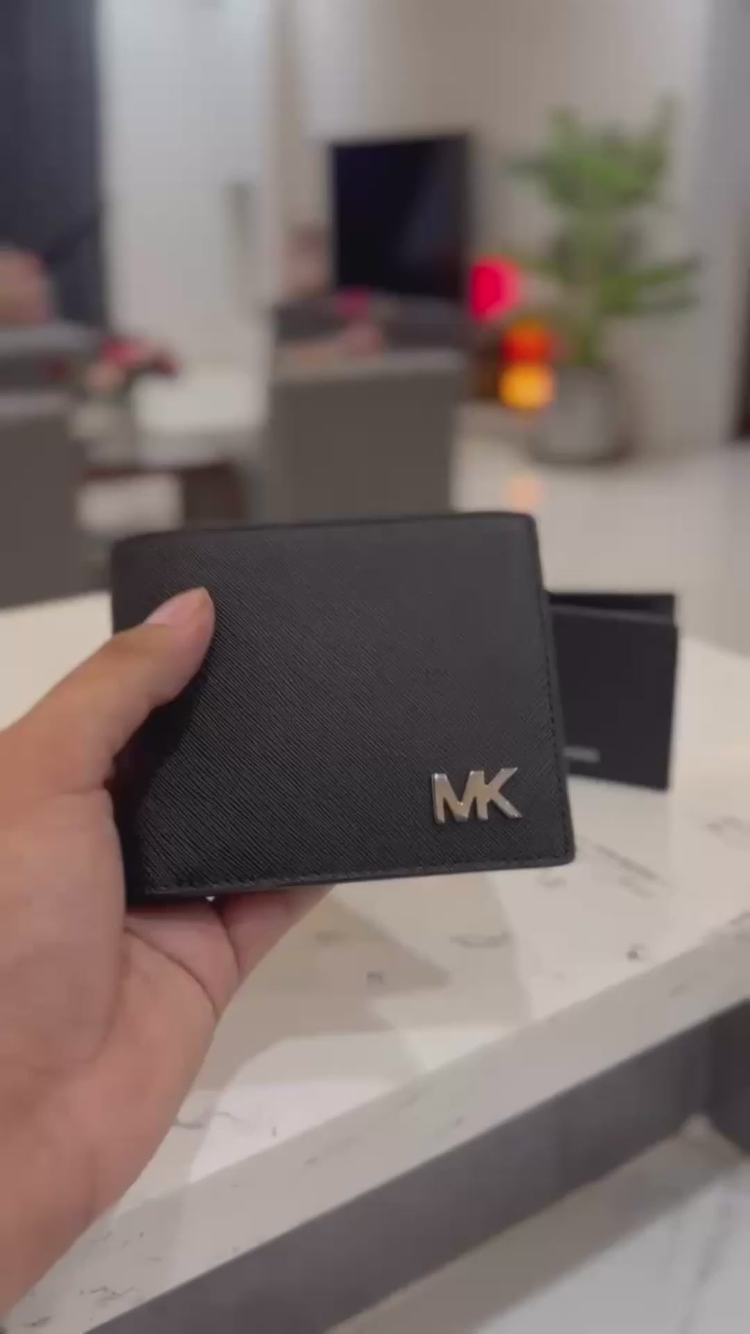 Cooper Saffiano Leather Billfold Wallet and Passcase Set